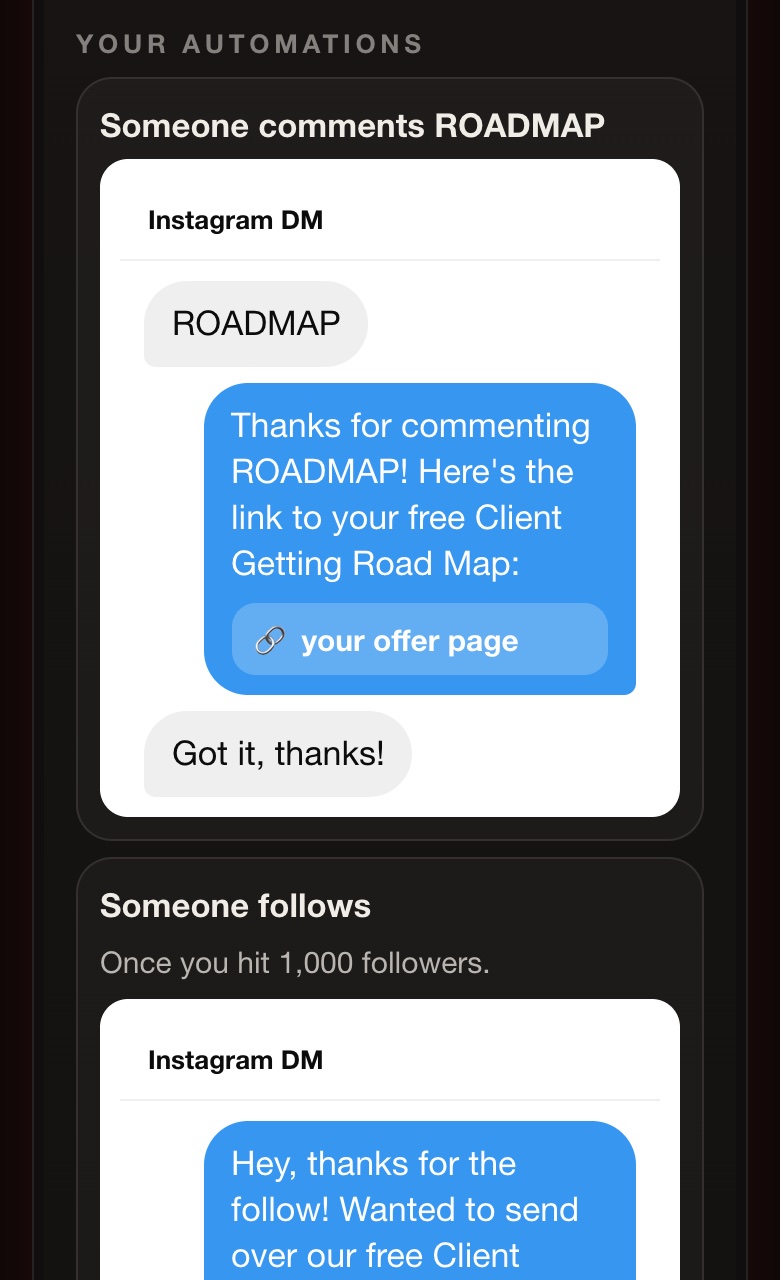 Sample Roadmap: the DM system